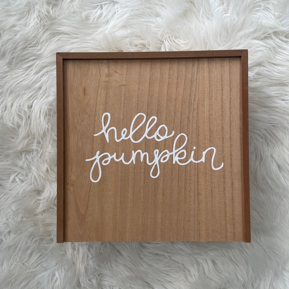Hello pumpkin keepsake box